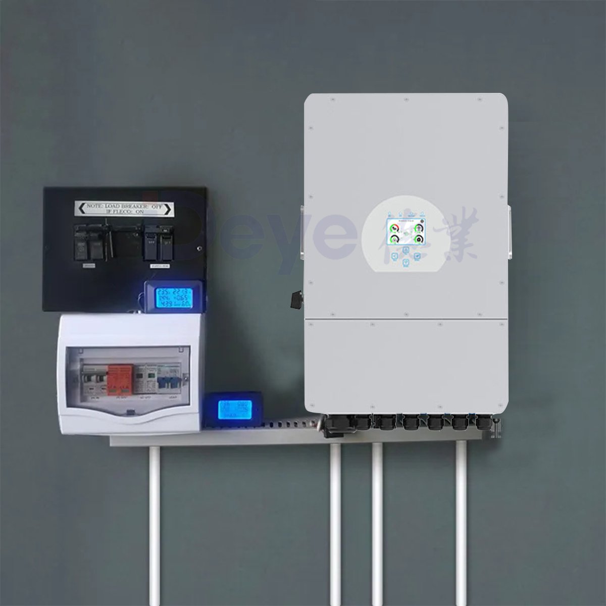 In Stock Deye Hybrid Inverter 3 Phase 5Kw 8Kw 10Kw 12Kw Off Grid Single Phase 2 Mppt 3 Phase Solar Inverter Eu Manufacturers
