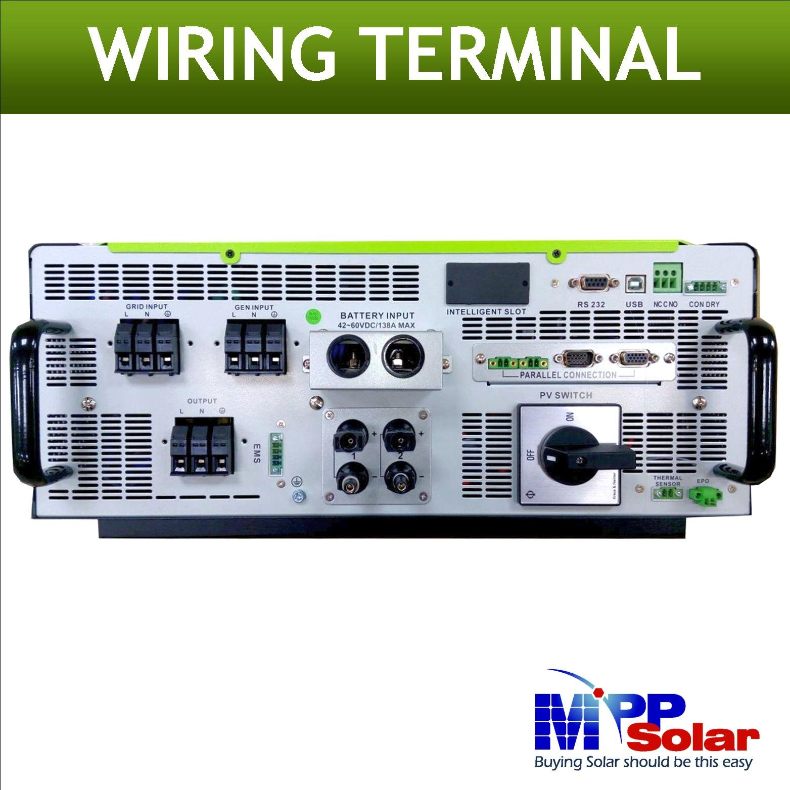 MPI 5K PLUS 5000w 230v 48v Hybrid MPP Solar inverter VDE4105 high PV input 900v mppt solar charger 10kw parallel capable