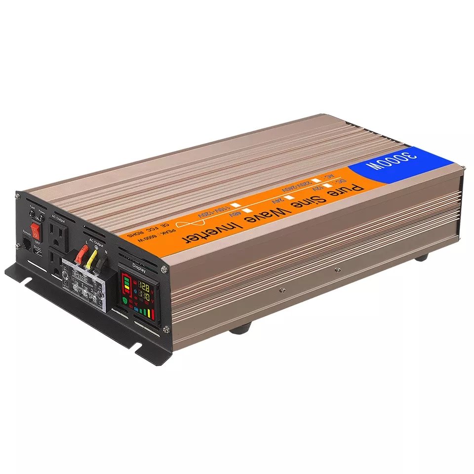 output power 3000W Pure Sine Wave Inverter UPS inverter with AC Battery Charger DC12V,24V, AC 110V, 220V