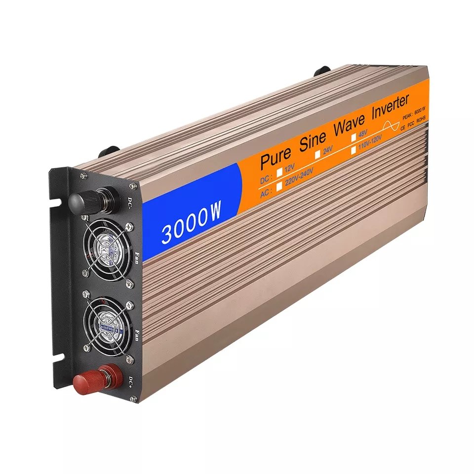 output power 3000W Pure Sine Wave Inverter UPS inverter with AC Battery Charger DC12V,24V, AC 110V, 220V