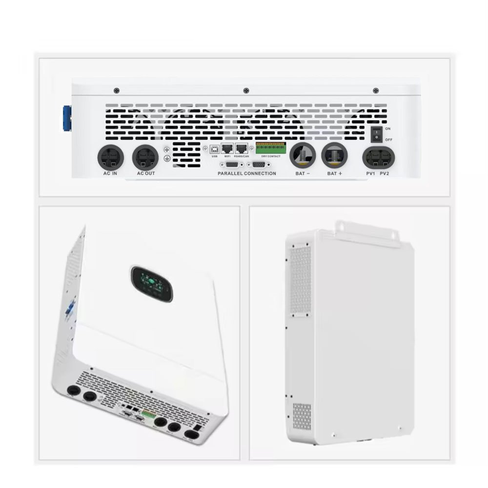 10KW Hybrid Inverter 48V Split Phase Solar Inverter AC 120V Single Phase 240V Split Phase with RS485