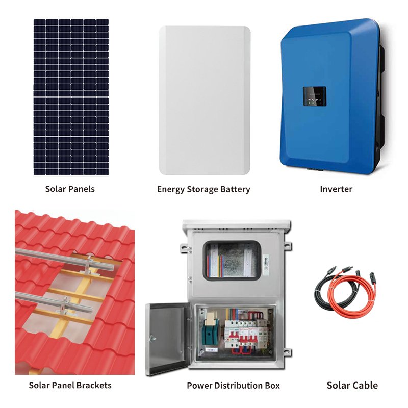 Complete Solution Provider 10 Kw On Grid Solar Power System Solar Energy System Complete Set 3Kw