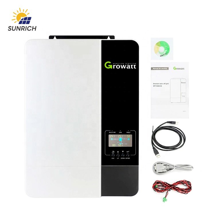 Good Price Growatt SPF 5000 ES Off Grid Solar Inverter 48V 5kw Off Grid Solar Power System
