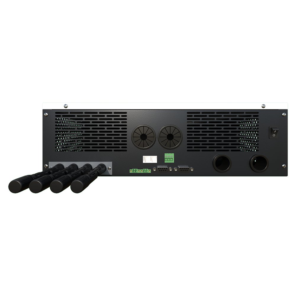 Techfine 11KW 48VDC to 220VAC hybrid Solar Inverter with 11KW Inbuilt MPPT Pure Sine Wave Power Inverter For Home