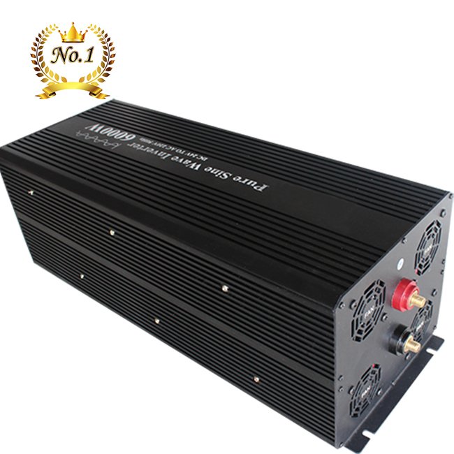 real full power DC to AC 12v 24V 48v to 110v 220V 5000w 6000w pure sine wave solar inverter