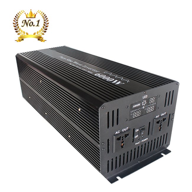 real full power DC to AC 12v 24V 48v to 110v 220V 5000w 6000w pure sine wave solar inverter
