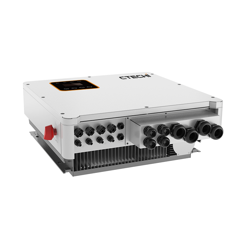 3kw 5kw 8kw 10kw 11kw 12kw 13kw 400v Output 3phase Pure Sine Wave Off/On Grid Hybrid Solar Inverter 8kva 10kva 12kva With MPPT
