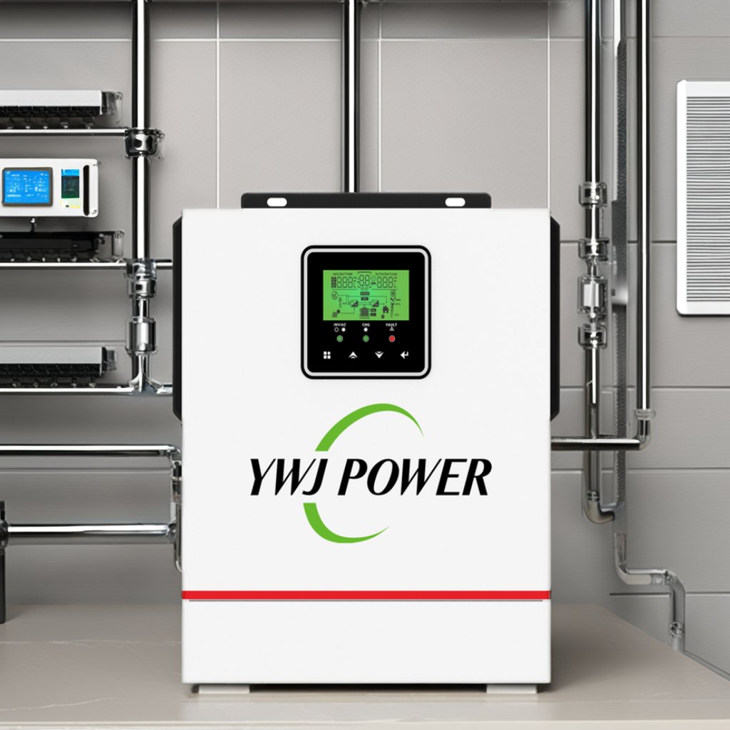 YWJ Physical Stock 1.2Kva 1.6Kva Off-Grid Inverters 20-150VDC 80A MPPT 50/60Hz Single Output Solar Inverter For Home Systems