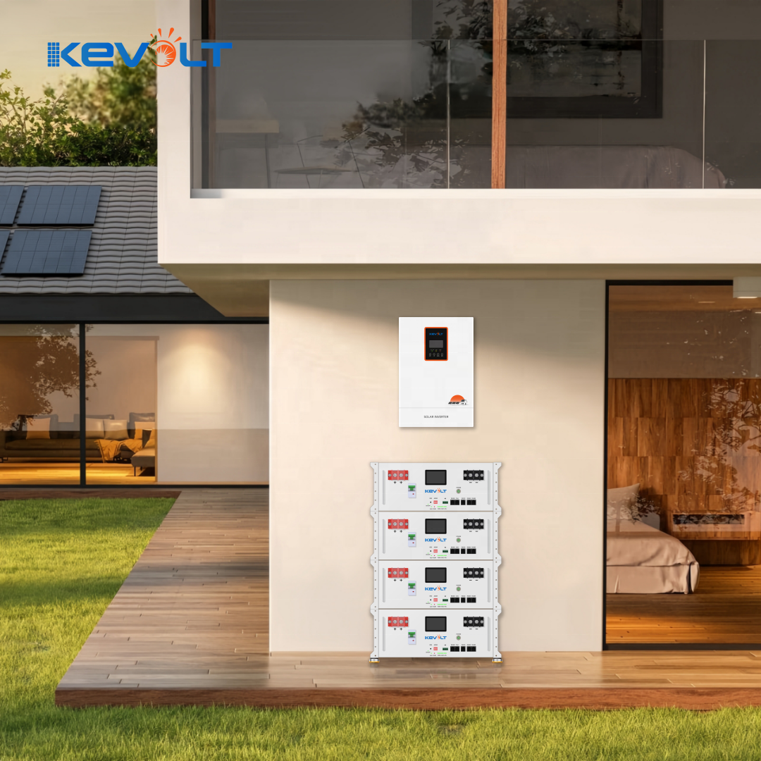 KEVOLT Hybrid Solar Inverter 5KW 10KW Pure Sine Wave Frequency Single Phase Power Inverter For Solar System