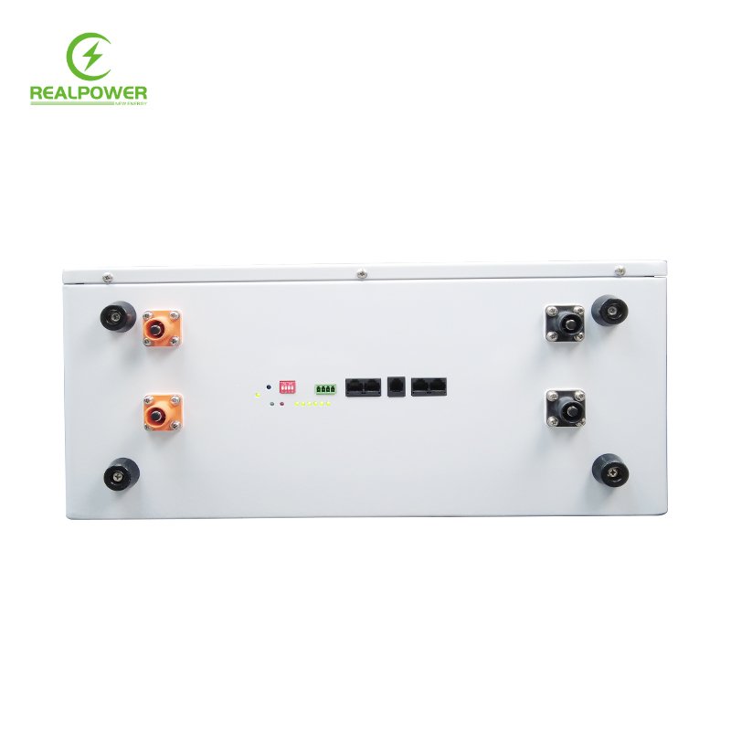 Realpower 6000 Cycles Powerwall DE 5Kw Energy Storage Battery LiFePO4 Solar Home Powerwall Battery 51.2V 100Ah 10Kwh Powerwall
