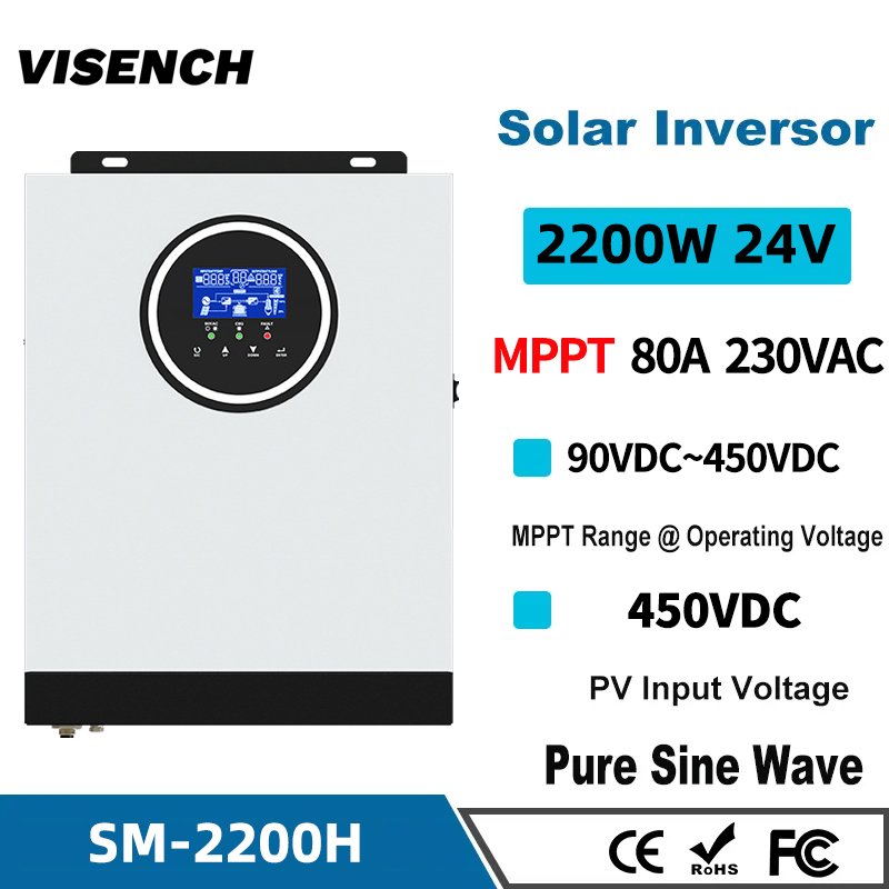 Mppt Pure Sine Off Grid Inverter Home Power System Factory cheap cost 24V 48V Hybrid Solar inverter 3KVA 5KVA
