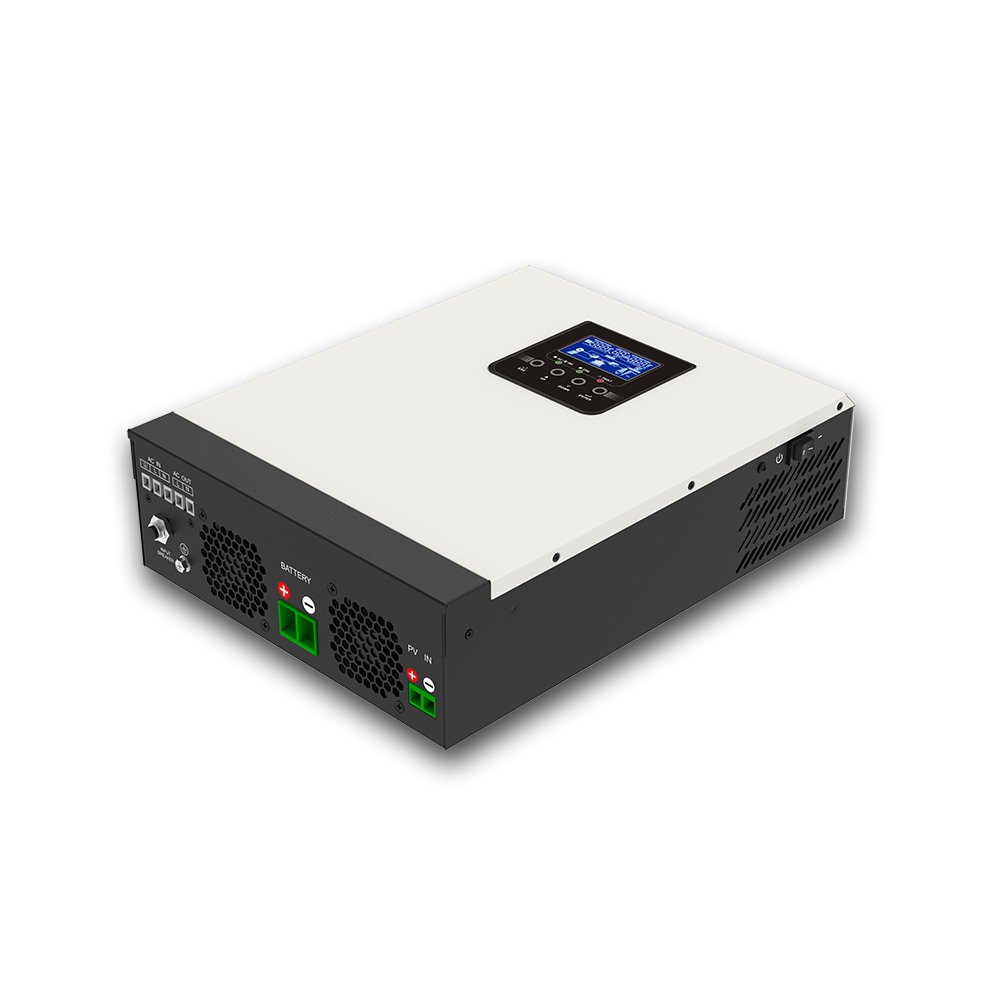 Y&H 2400W Hybrid Solar Inverter 220V 50A PWM 3KVA Pure Sine Wave Inverter 50/60HZ Off Grid 24V Battery Charger Solar Inverter