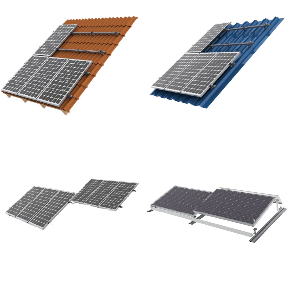 China Technology Home Hybrid Solar Energy System Complete 5Kw 8Kw 10Kw 12Kw Grid-Connected Solar Panel Power Set Solar Kit