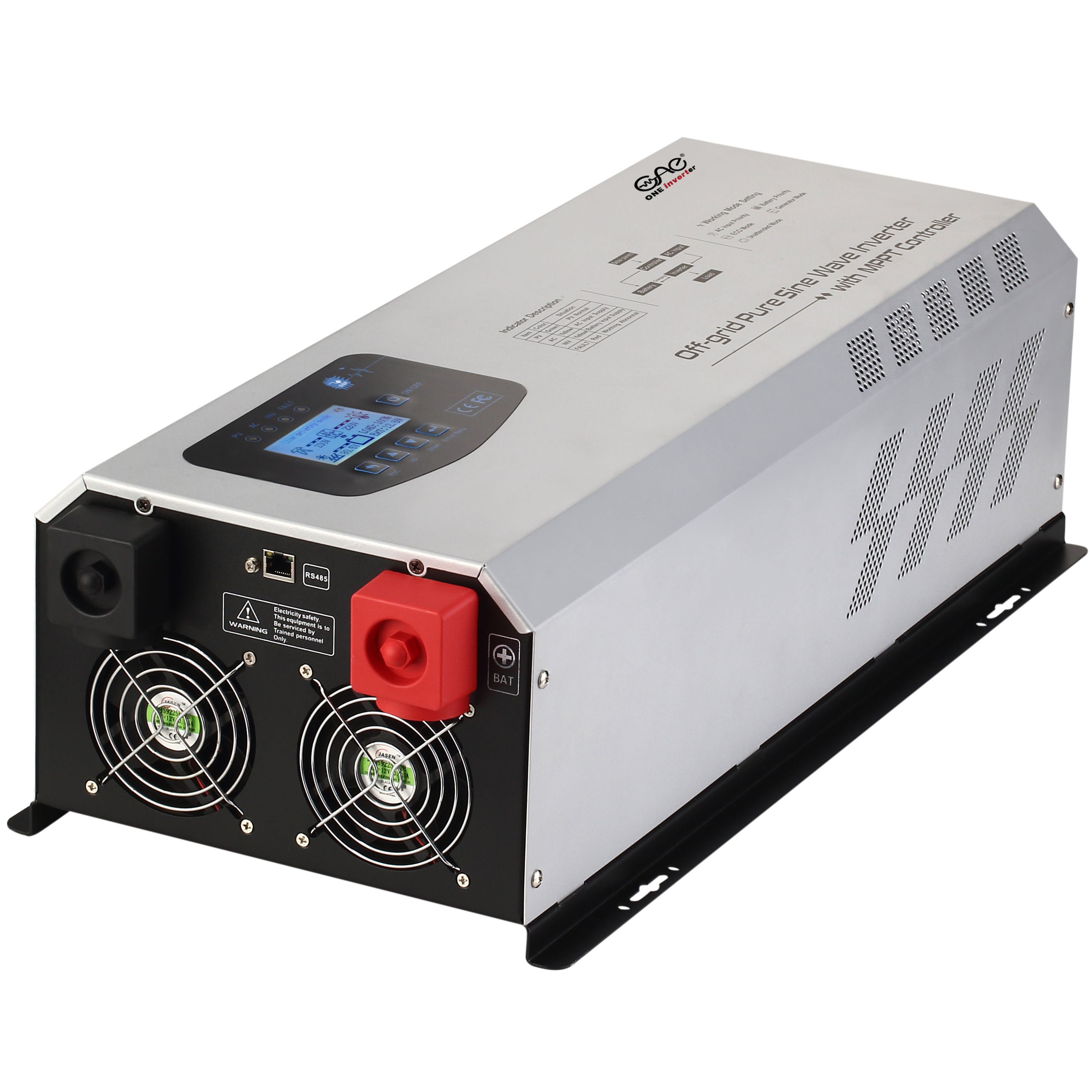 Solar inverter 3000w 3kva 1kw 1.5kw 2kw 3kw 4kw 5kw 6kw 7kw with mppt charge controller in solar panel system