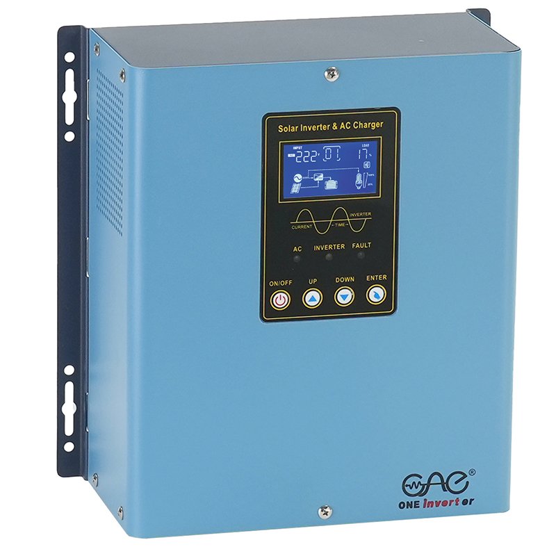 solar inverter 12/24 volts dc to 1200w for mini home solar system low frequency with transformer