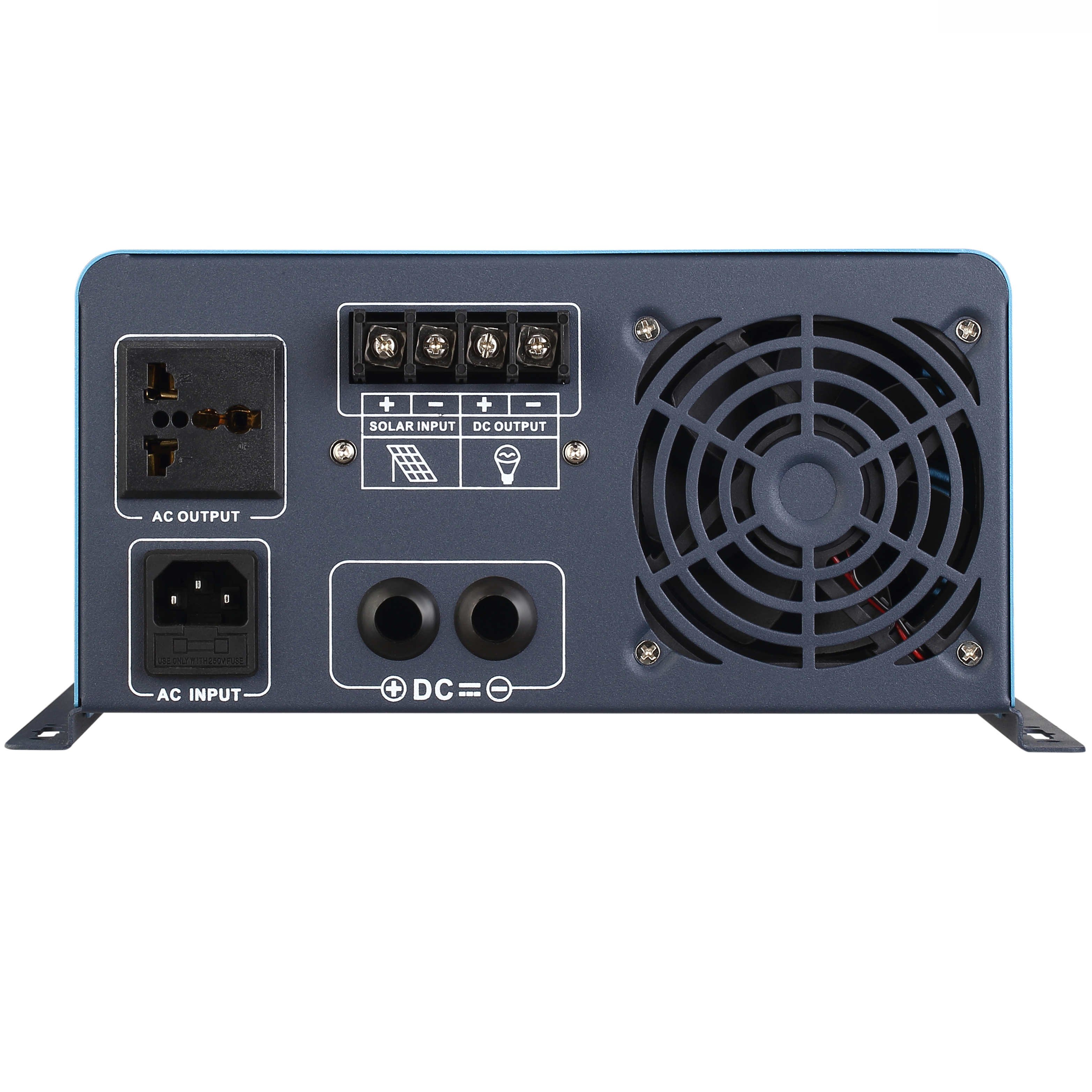solar inverter 12/24 volts dc to 1200w for mini home solar system low frequency with transformer