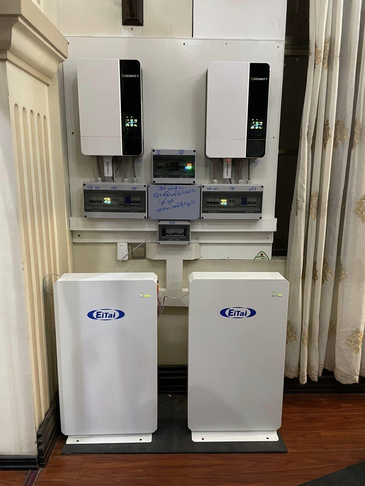 Growatt Good Price House All-In-One Single Phase 48V 3Kw 3.5Kw 5Kw Off Hybrid Grid Solar Inverter For Power Storage