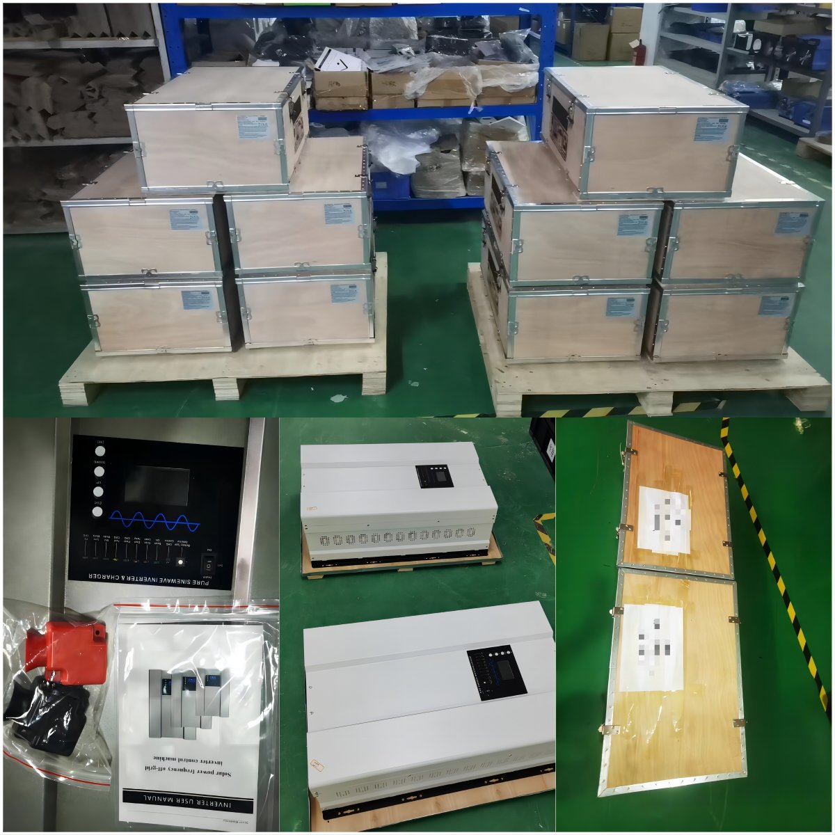Customized Pure Sine Wave AC110/230V Wifi Module Hybrid Off-grid 5kw 6kw 12kw Battery DC 24V 48V Solar Inverter Low Frequency