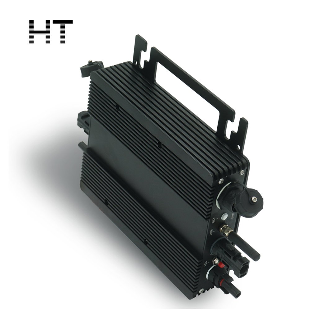HT 400W Grid Tie Inverter MPPT Solar Inverter with WiFi App Control, Waterproof Automatic Identification Micro Inverter