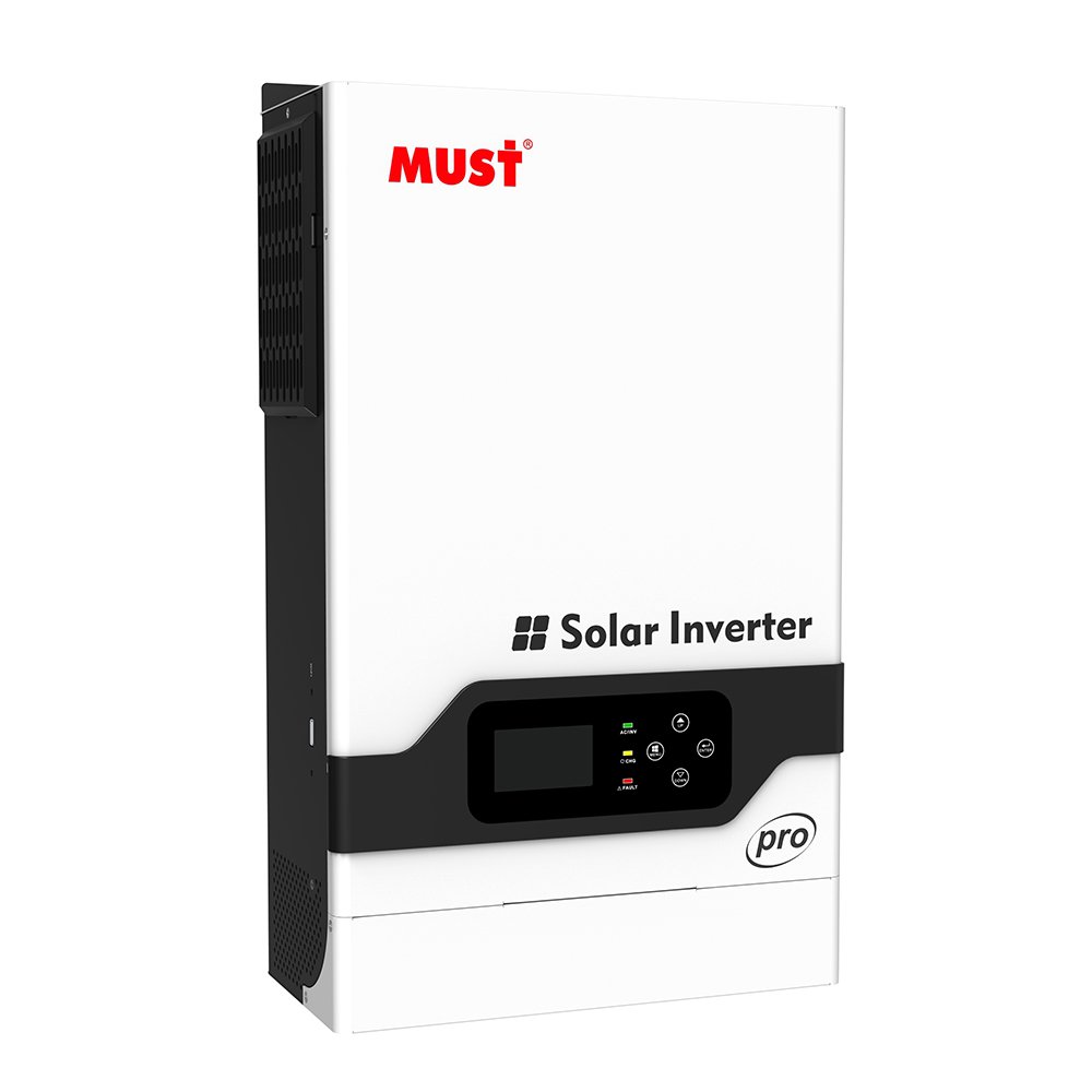 Must 1kva 2kva 3kva 4kva 5kva PWM MPPT hybrid solar inverter pure sine wave off grid solar inverter