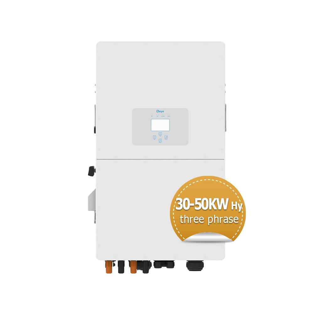 Deye Inverter 20KW 30KW 40KW 50KW 3 Phase Hybrid Inverter Solar Inverters High Voltage LiFePO4 Battery Deye