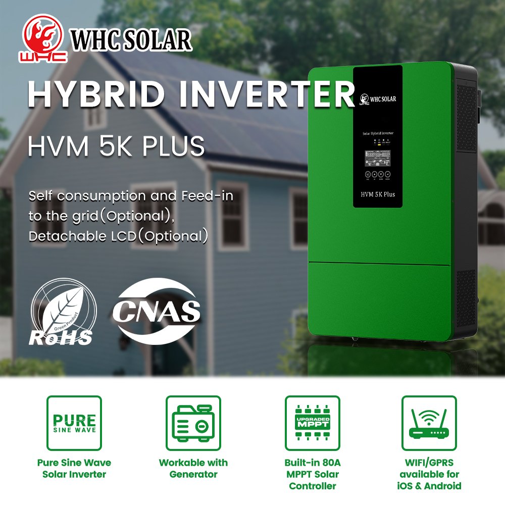 5000W 48VDC to 220VAC Onduleur Solaire 3.6KW 5KW Split Inverter Pure Sine Wave Solar Power Inverter