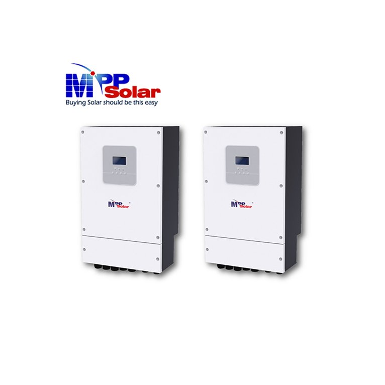 HV 6048WP*2 12kw 230vac 48v Hybrid MPP Solar inverter High PV input 550v IP65 rated MPPT solar charger