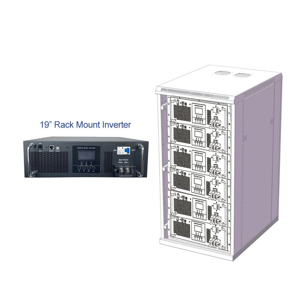 All In One Solar Charger 48V 5KW Inverter Support One Phase To 3 Phase Hybrid Inverter