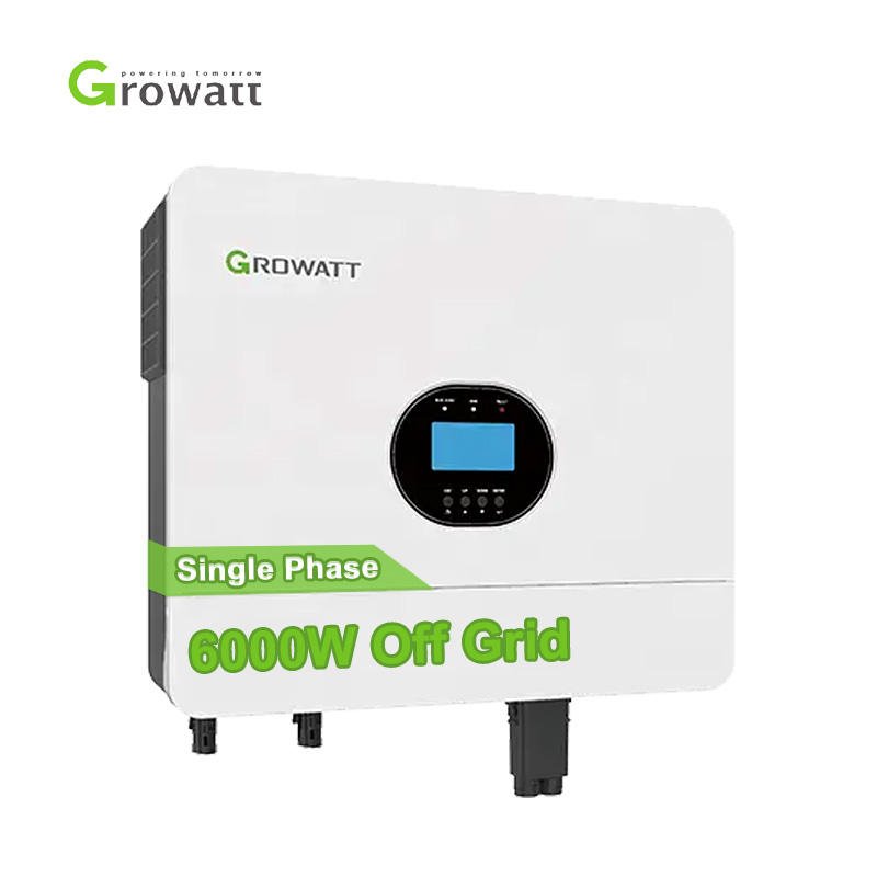 Growatt EU warehouse 6kw SPF6000ES SPF 6000 ES PLUS Single Phase off grid Pure sine wave mppt 6KVA 6000w solar inverter