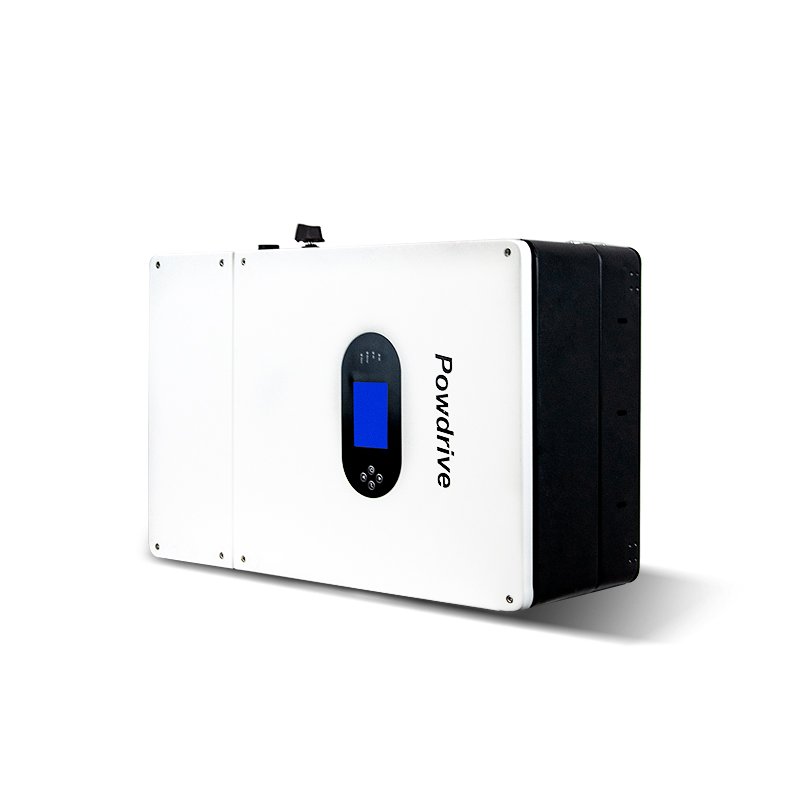 Powdrive 8kw 8kva 48V hybrid solar inverter on off grid with built-in MPPT solar charger with parallel function pure sine wave