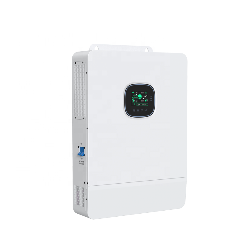 48V 10KW 120v/240v Split Phase Solar Inverter On Off grid Hybrid 120VAC 240VAC Two Output Hybrid Inverter