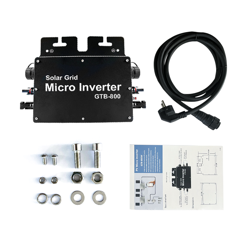 800 Grid Inverter 800W 110V 220V DC to AC Smart Micro MPPT Solar Converter 22-50V Wireless Communication with APP Monitoring