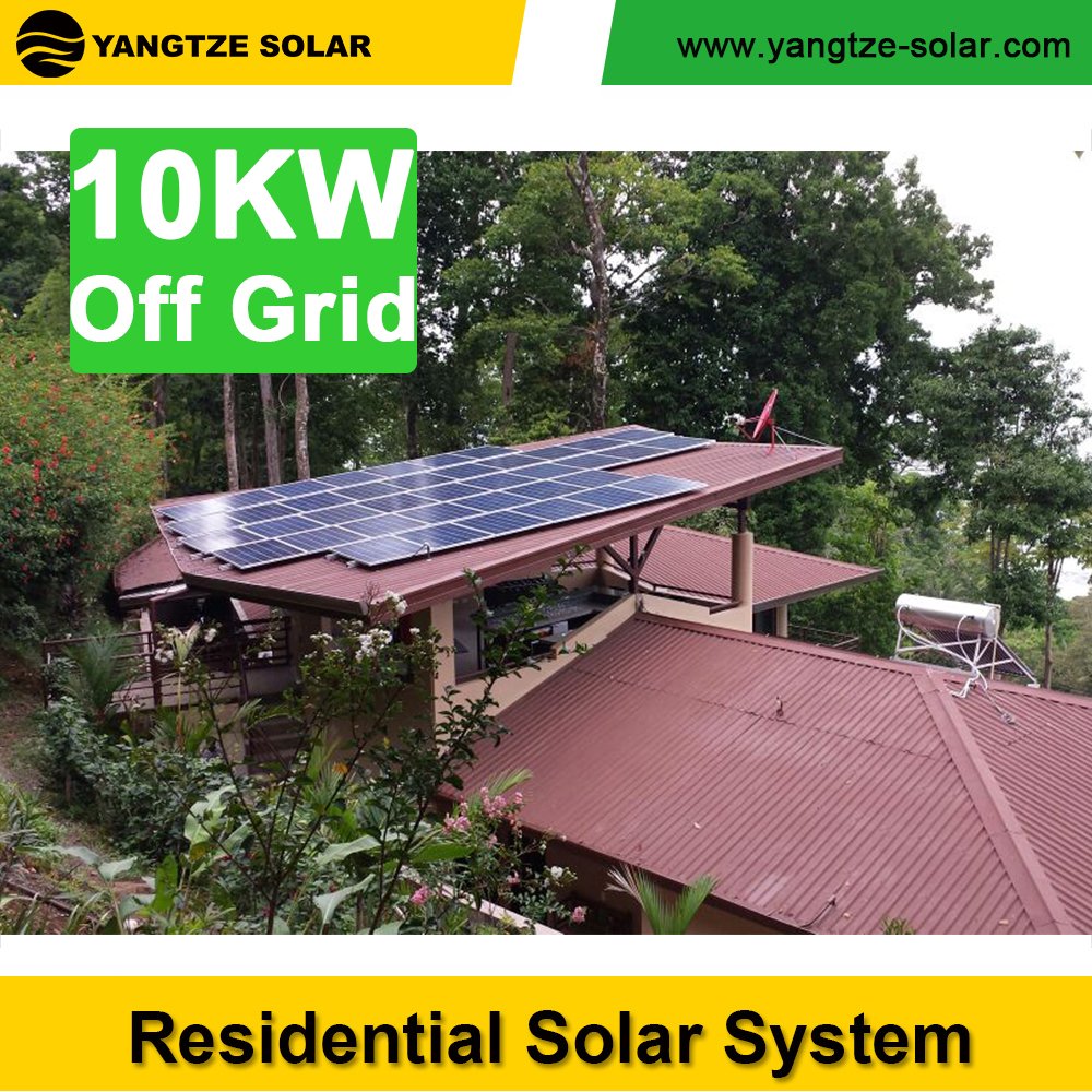 Yangtze CE ISO Approved 10kw complete home solar air conditioner power system