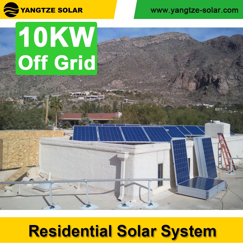 Yangtze CE ISO Approved 10kw complete home solar air conditioner power system
