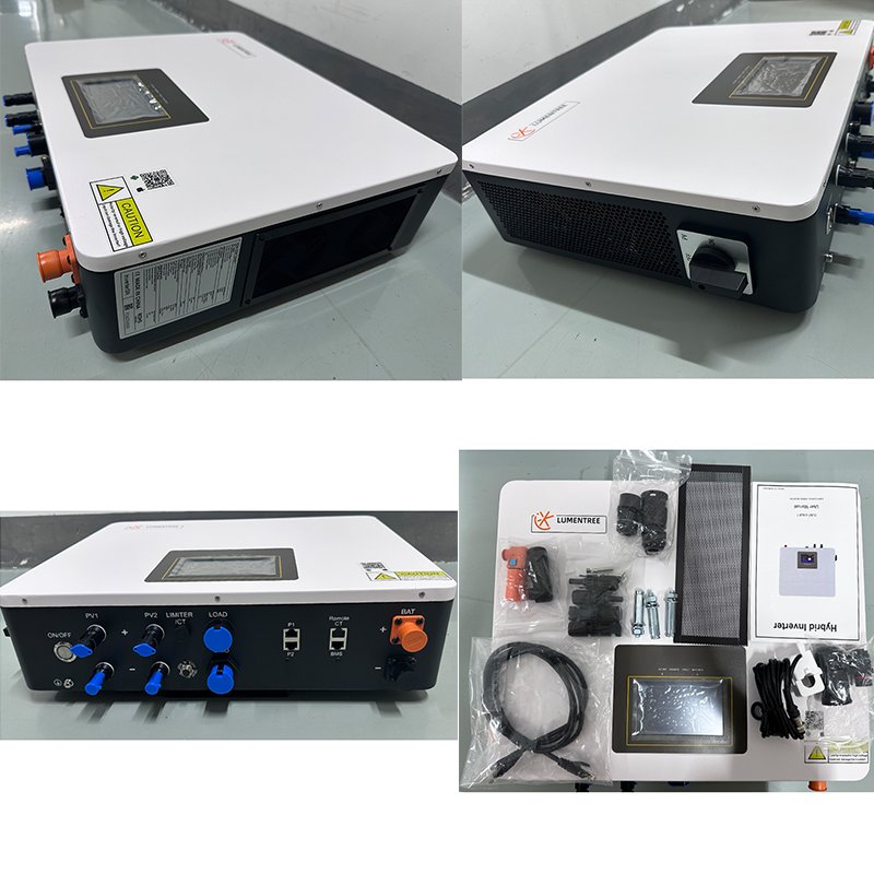 New Arrival | Lumentree 48V 6KW Pure Sine Wave Solar Hybrid Inverter for Home with a Touch Screen