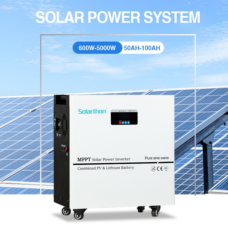 1200w Solar Portable Generator Solar Power Station 110V Pure Sine Wave AC top 10 hybrid solar inverter best inverters