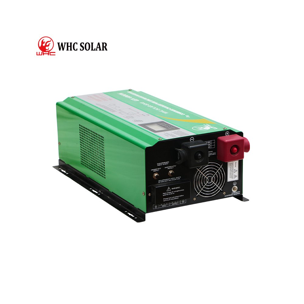 WHC SOLAR 6Kw Inverter 5000W 6000W Power Pure Sine Wave Mppt Off Grid Ac Solar Inverter 12V 24V 48V 96V