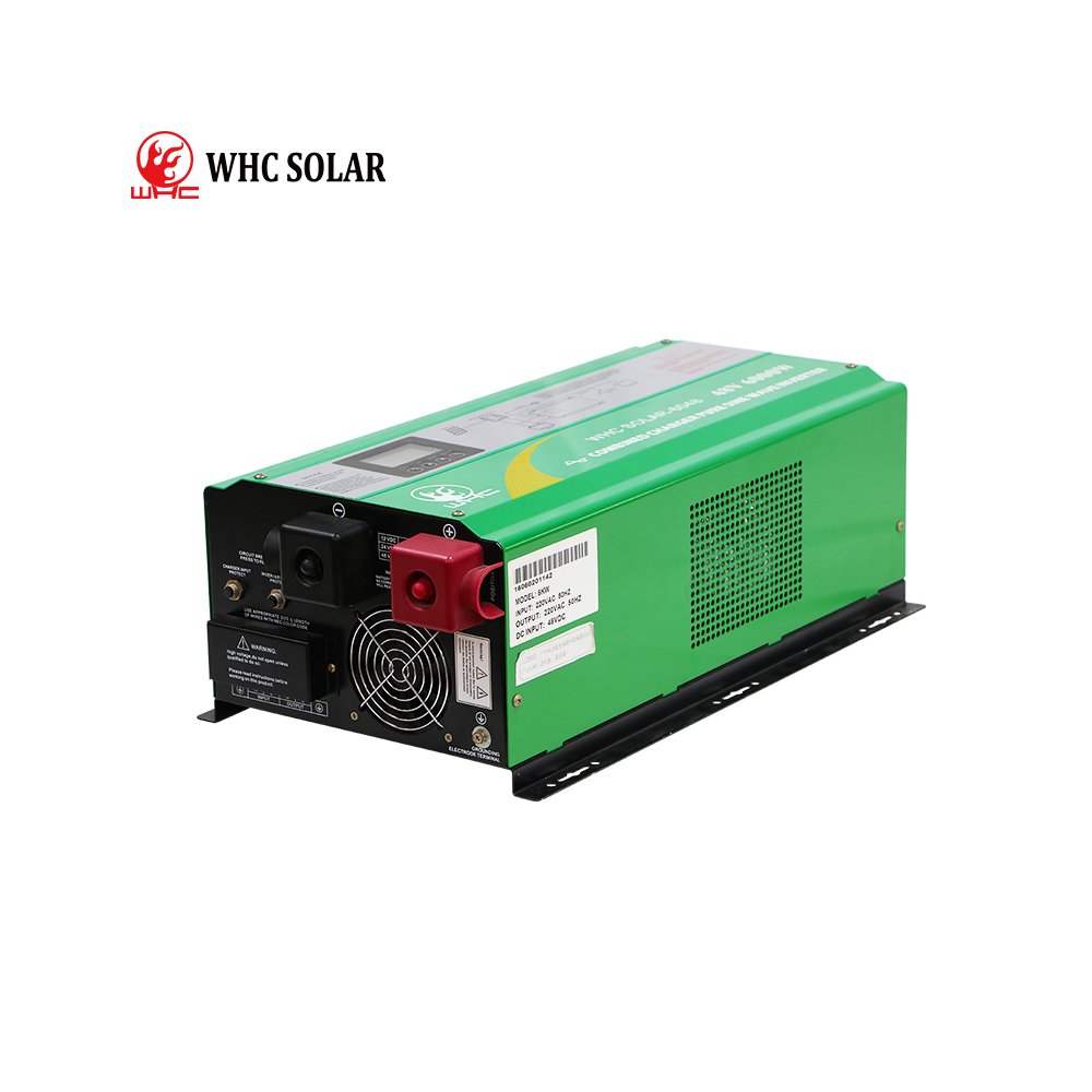 WHC SOLAR 6Kw Inverter 5000W 6000W Power Pure Sine Wave Mppt Off Grid Ac Solar Inverter 12V 24V 48V 96V