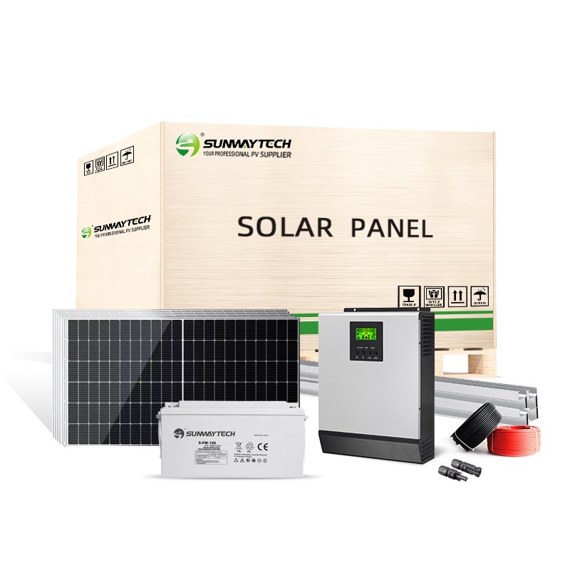 Off grid 1kw 3kw 5kw 8kw complete full set 5 megawatt solar generator set on grid solar cell power system