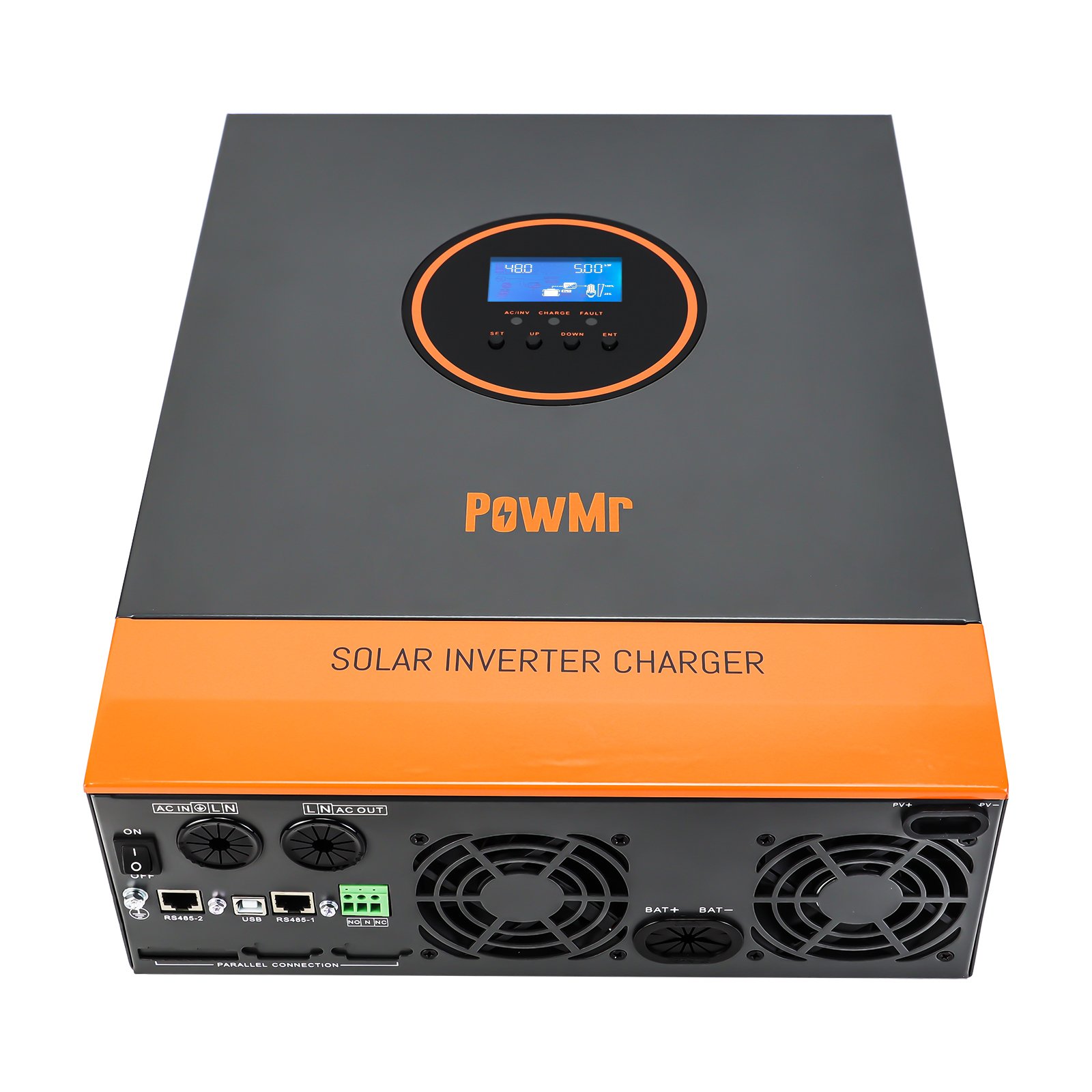 PowMr Hot Selling 5KW 48V Off Grid Inverter Single Phase MPPT Hybrid Inverter Solar Inverter for Home