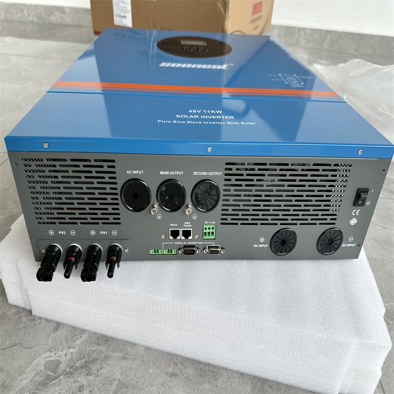 Parallel Machine 11Kw 48 Volt Split Phase Low Frequency Mppt Smart Hybrid Grid Solar Inverter