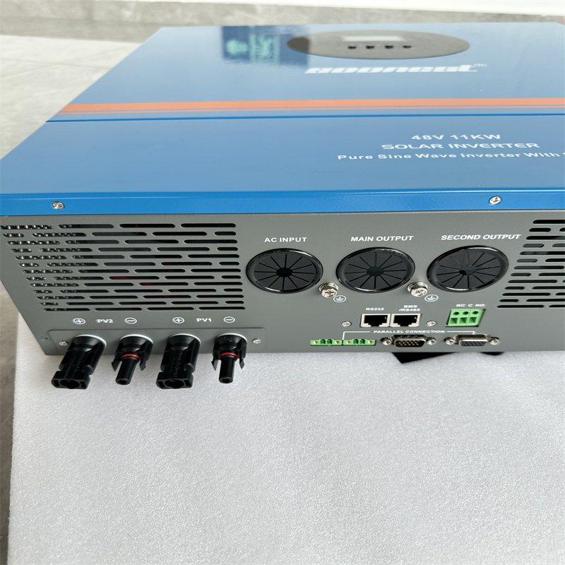 Parallel Machine 11Kw 48 Volt Split Phase Low Frequency Mppt Smart Hybrid Grid Solar Inverter