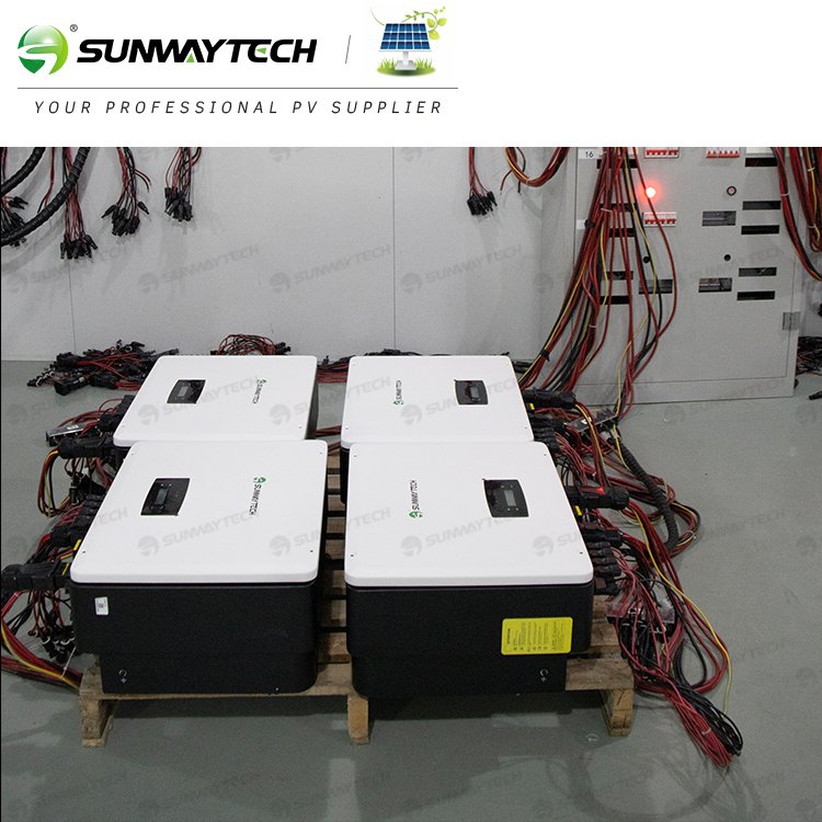 EU stock 20kw transformer power converter 30kw on grid hybrid solar inverter 20KVA grid tie inverter with wifi