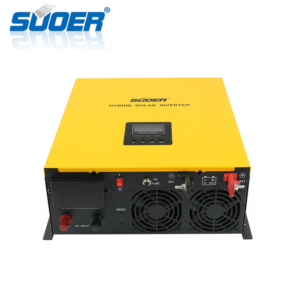 Suoer low frequency 3kva 24V 220v inverters solar power hybrid inverter built-in MPPT solar charge controller