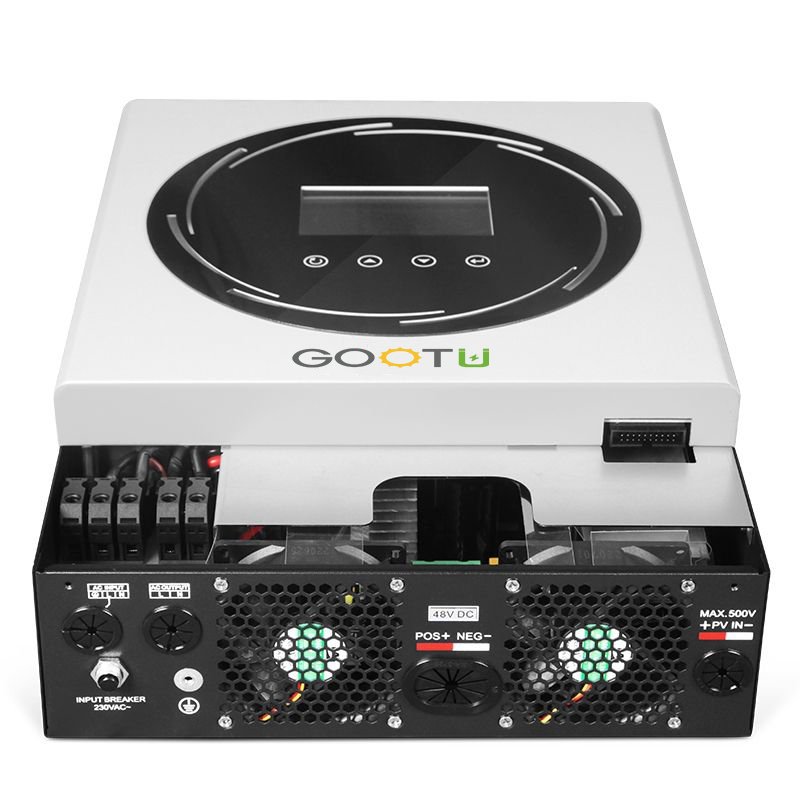 EU  6KVA Solar Inverter Built-in BMS MPPT Controller 6KW Hybrid Inverter With Parallel USB WIFI Function