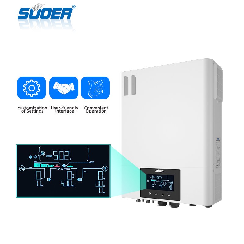 SUOER 11KW 8KW solar power inverter price 8kw hybrid inverter home use solar power energy-storage system