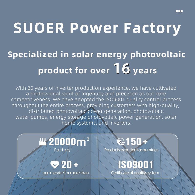 SUOER 11KW 8KW solar power inverter price 8kw hybrid inverter home use solar power energy-storage system