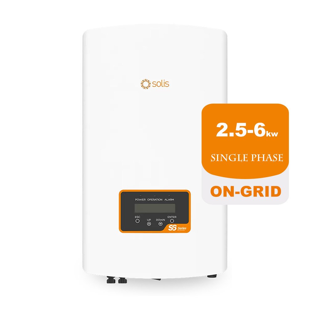Hybrid On-Grid Solar Inverter Single Phase 2.5K-6K MPPT Controller for Home Energy Solar System EU Warehouse PV Inverter