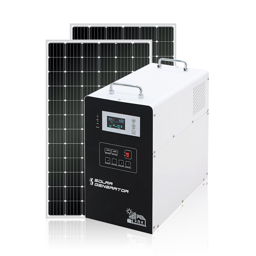 Combine inverter/solar controller/battery all in one 12v 300w 500w 1000w pure sine wave charger ups hybrid solar power inverter