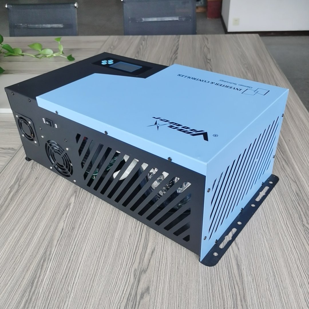 Vmaxpower Hybrid Inverter 2kw Off Grid Solar Panel High Frequency 24v 48v with MPPT Charge Controller Inverter